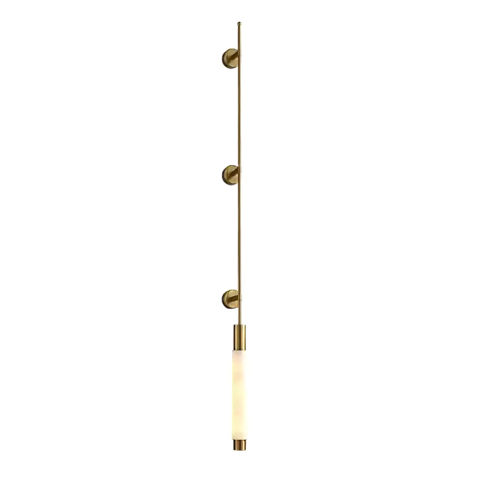 Veyra Minimalist Alabaster Wall Light - Blowlighting