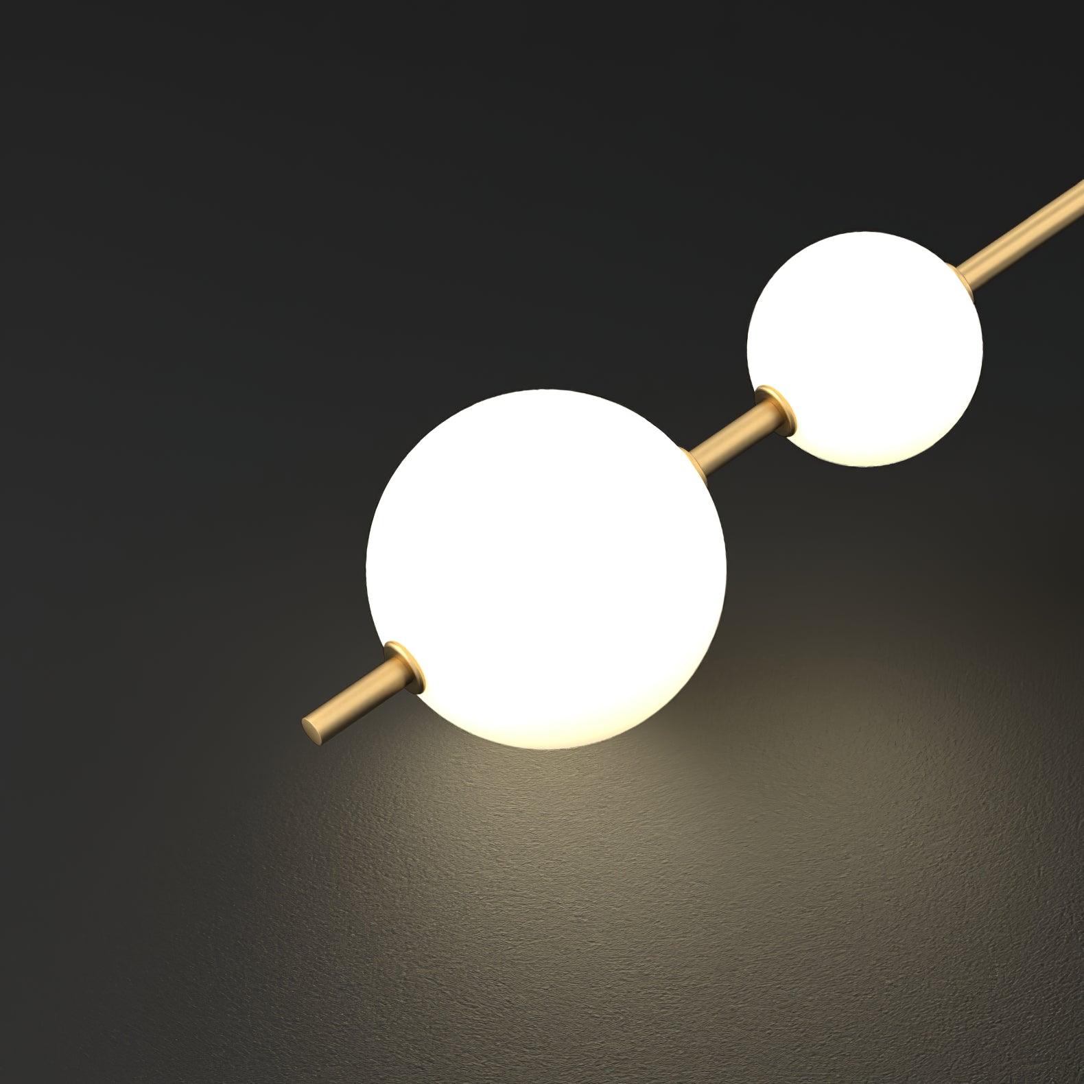 Vertical Globe Pendant Lamp - Blowlighting