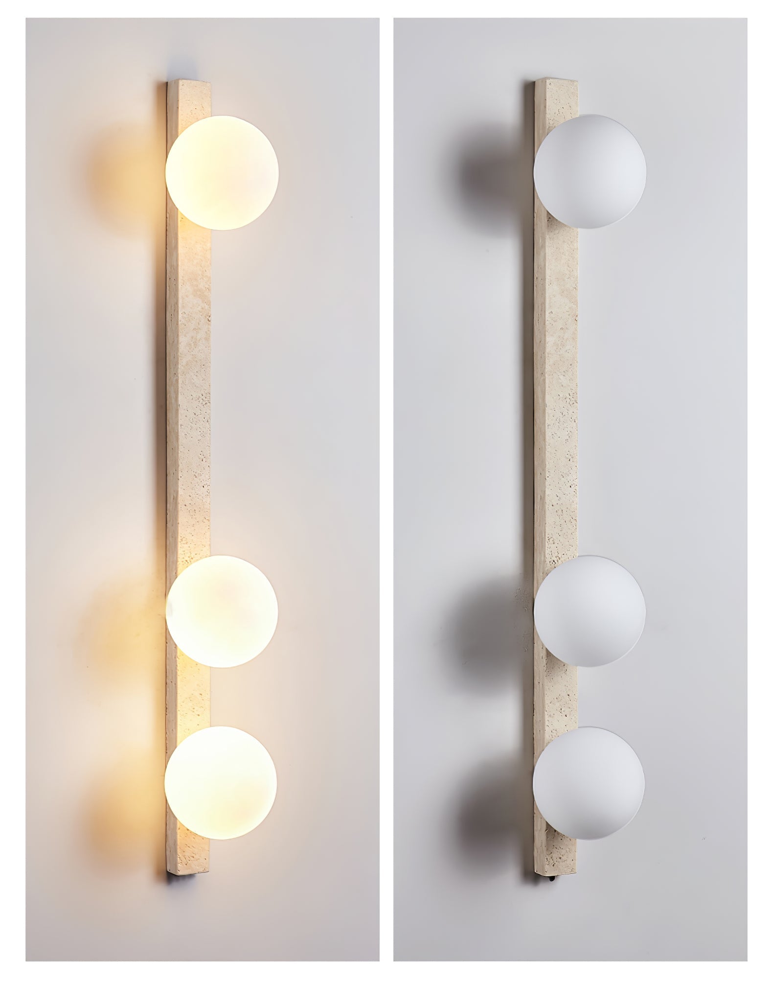 Zoshaira Travertine Wall Light - Blowlighting