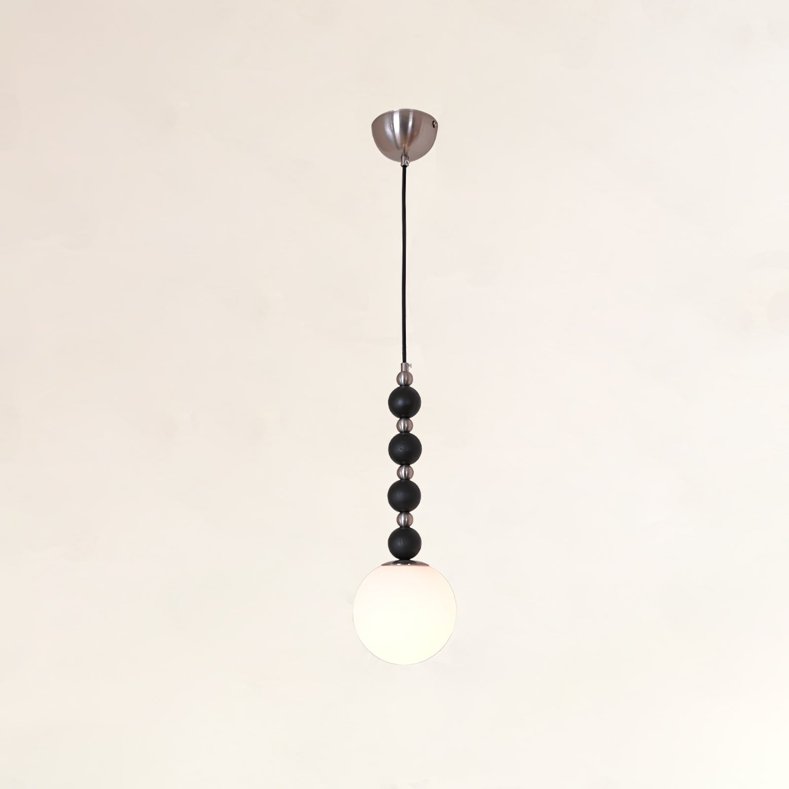 Vertical Walnut Balls Pendant Lamp - Blowlighting