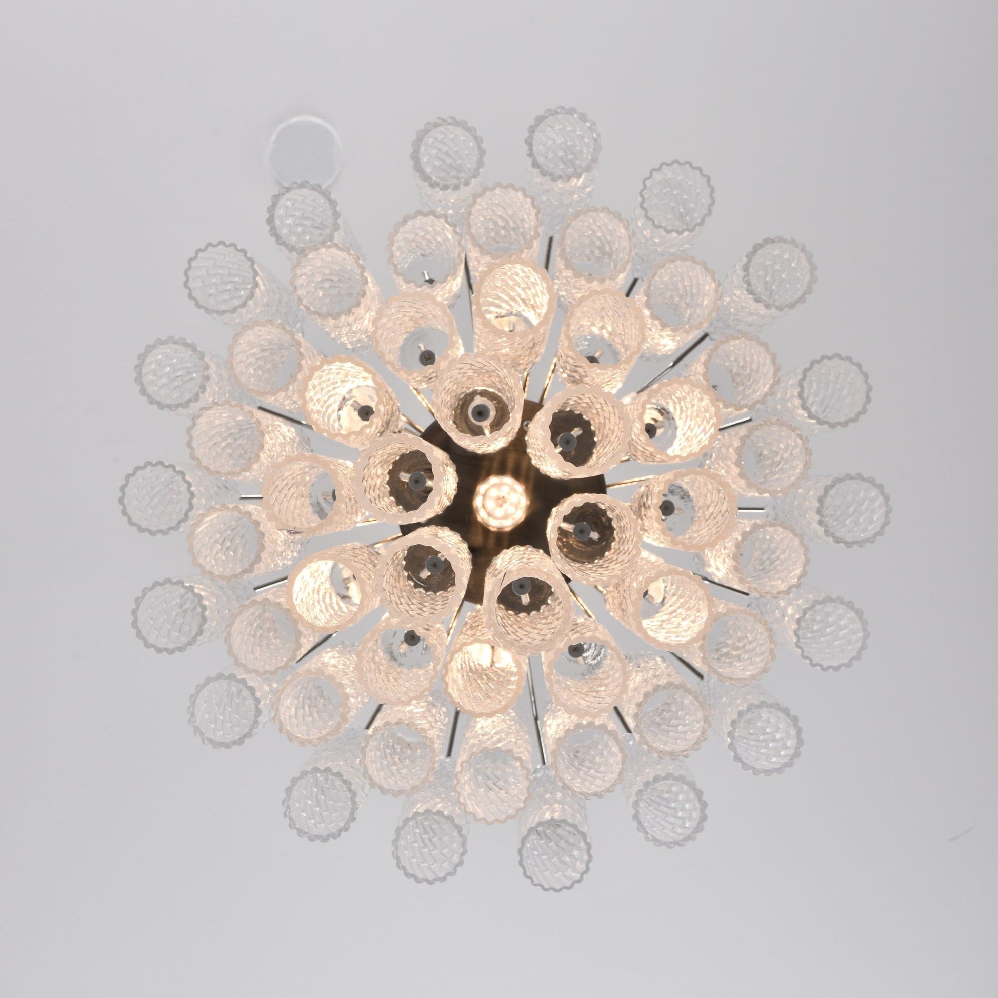 Aurora Chandelier Murano Glass Tiered Cascading Waves - Blowlighting