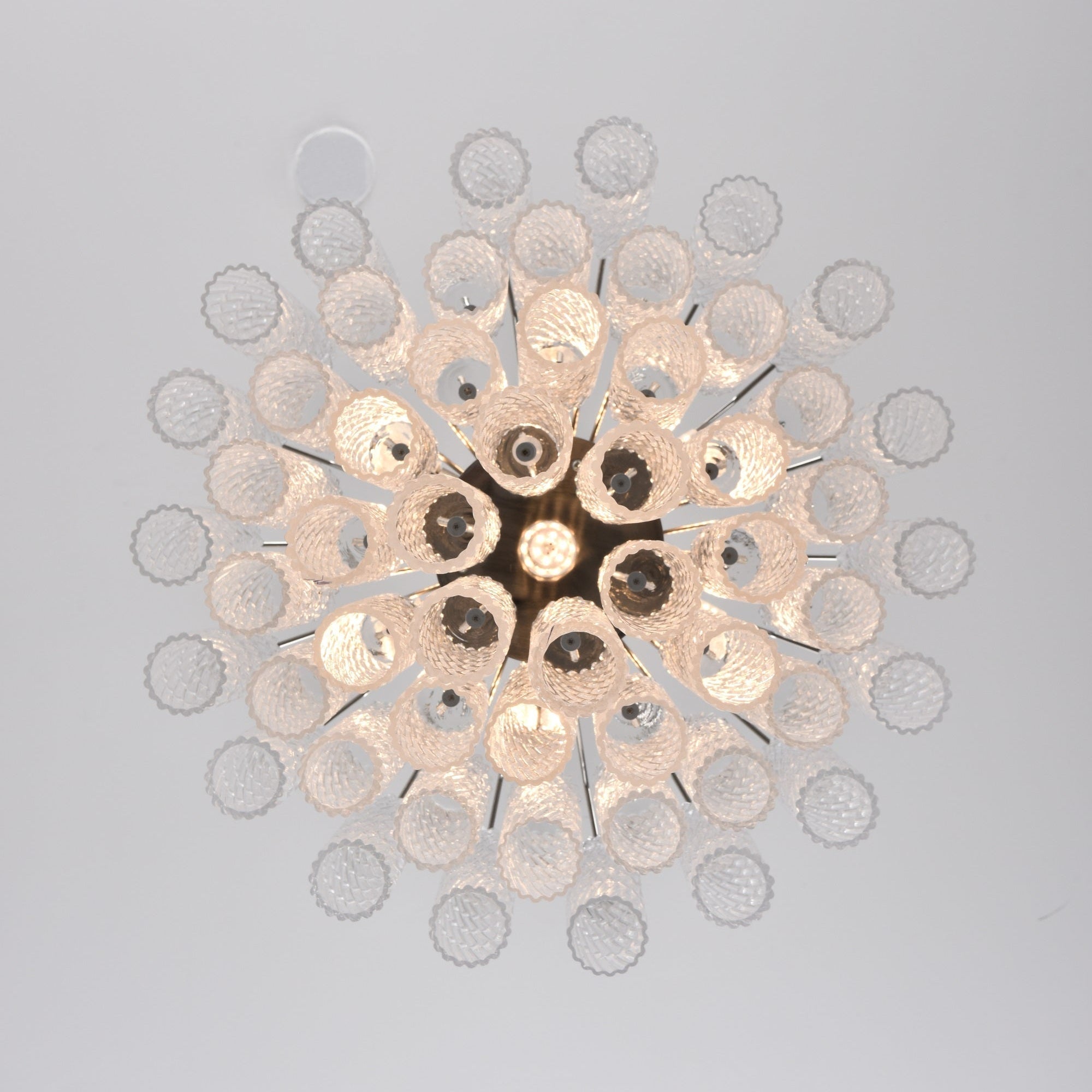 Aurora Chandelier Murano Glass Tiered Cascading Waves - Blowlighting