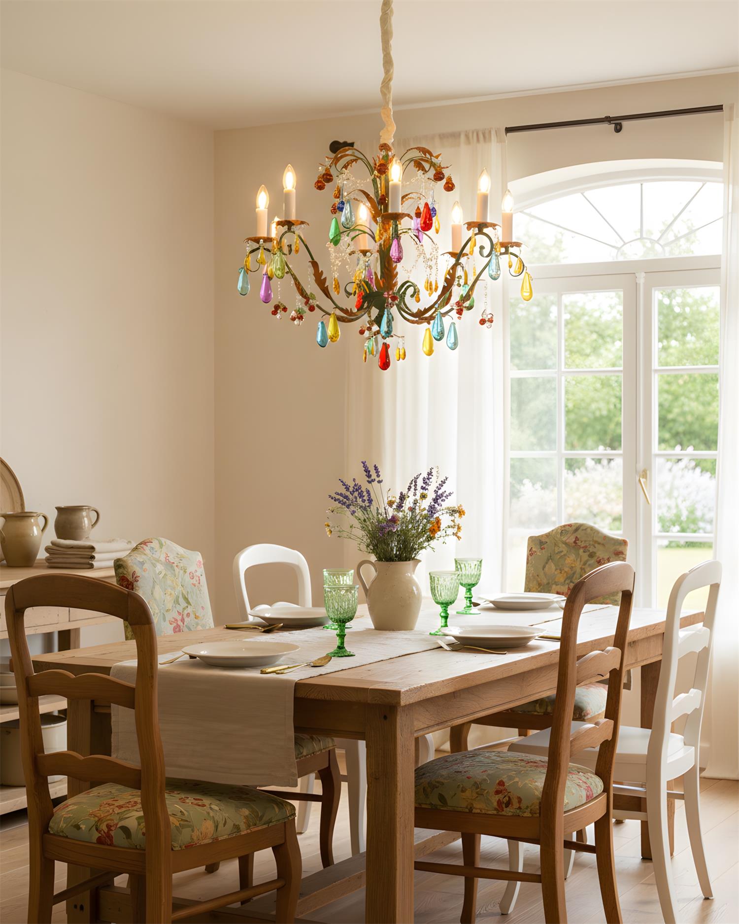 Vibranza Bohemian Glass Chandelier