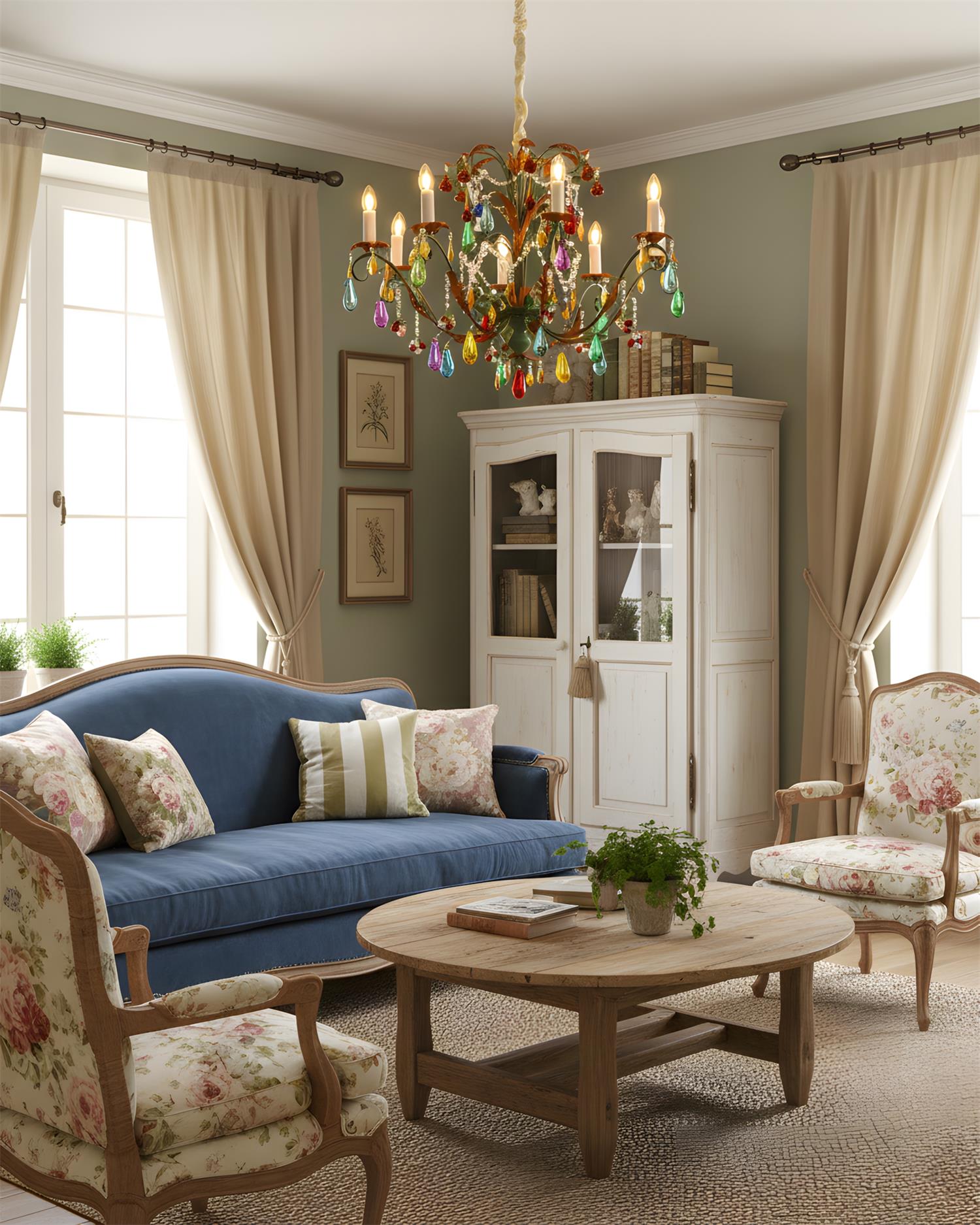 Vibranza Bohemian Glass Chandelier