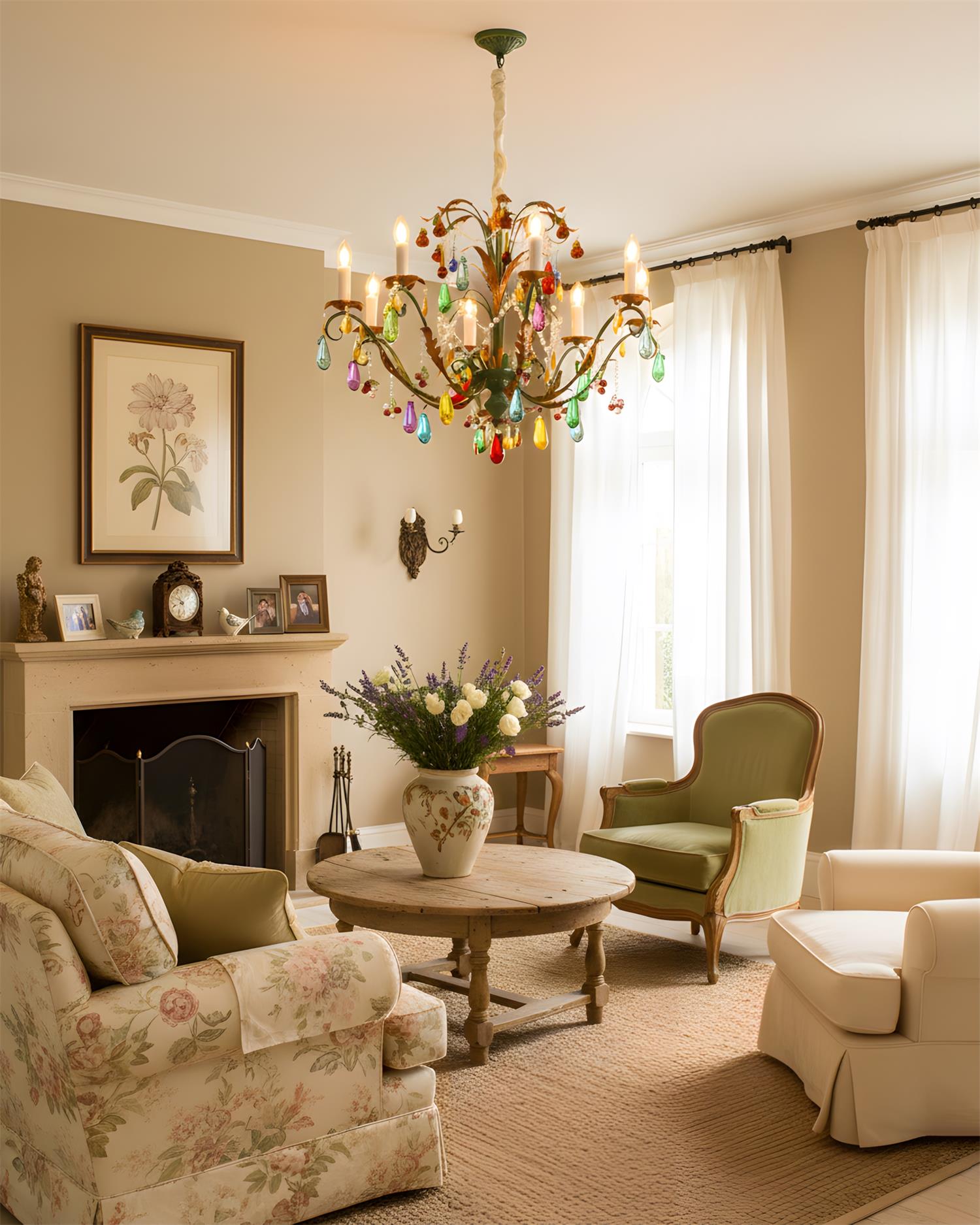 Vibranza Bohemian Glass Chandelier