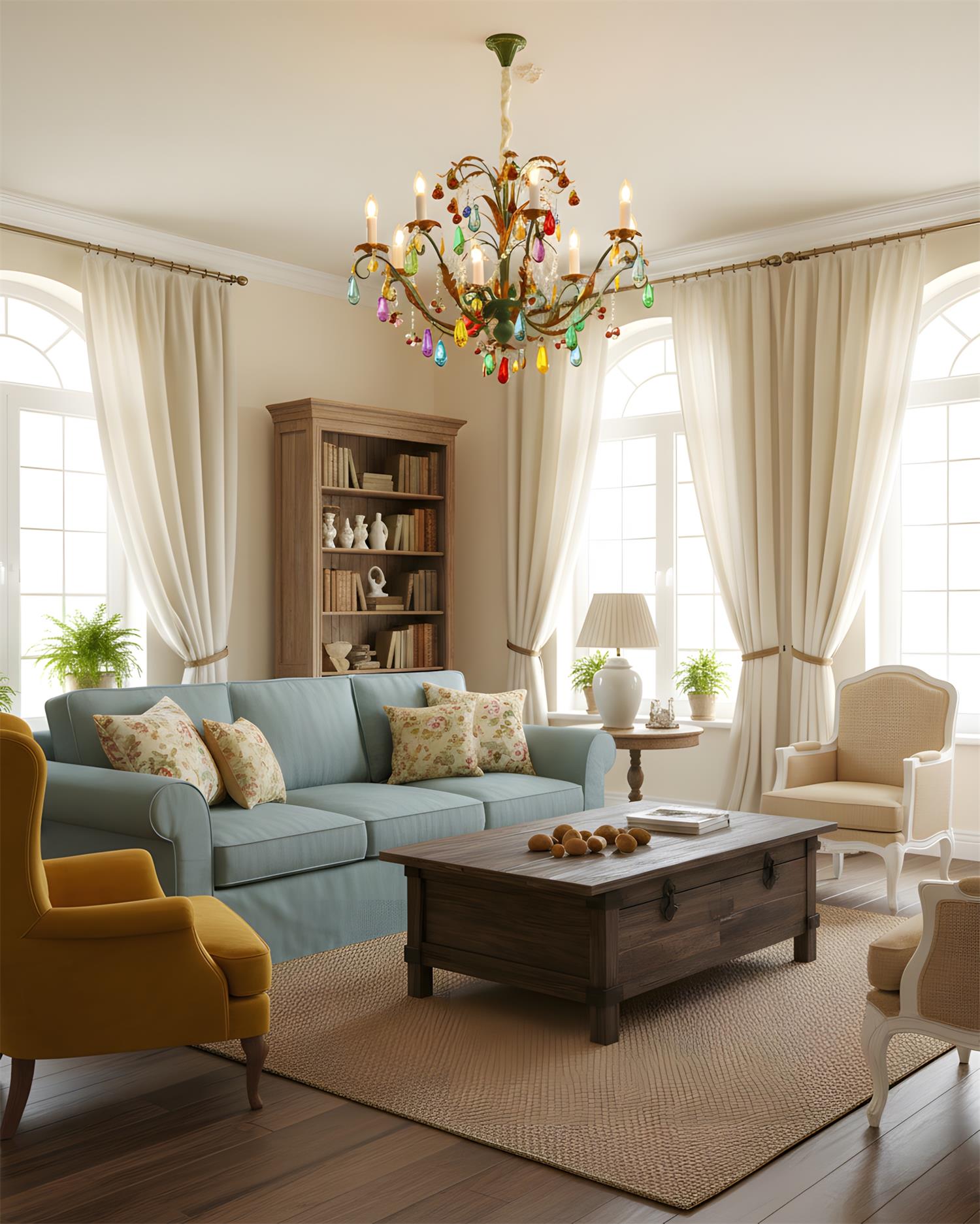 Vibranza Bohemian Glass Chandelier