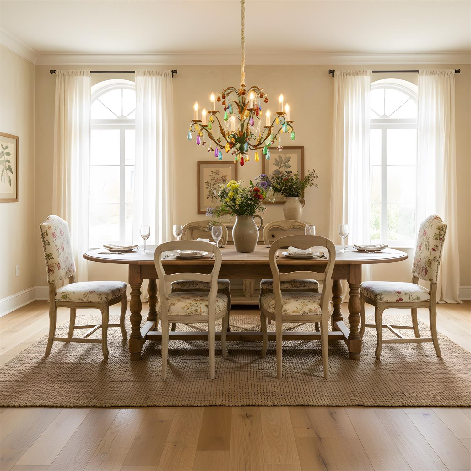 Vibranza Bohemian Glass Chandelier