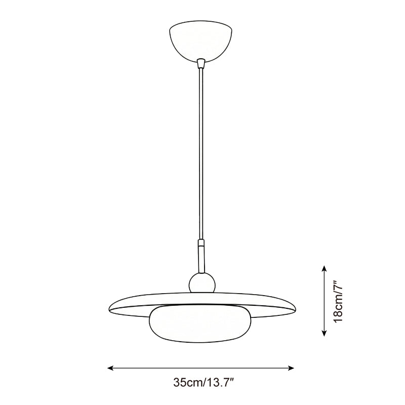 Vicenza Modern Glass Pendant Light