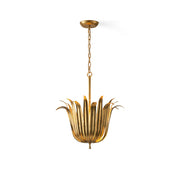 Vicenzio Vintage Metal Leaf Pendant Light
