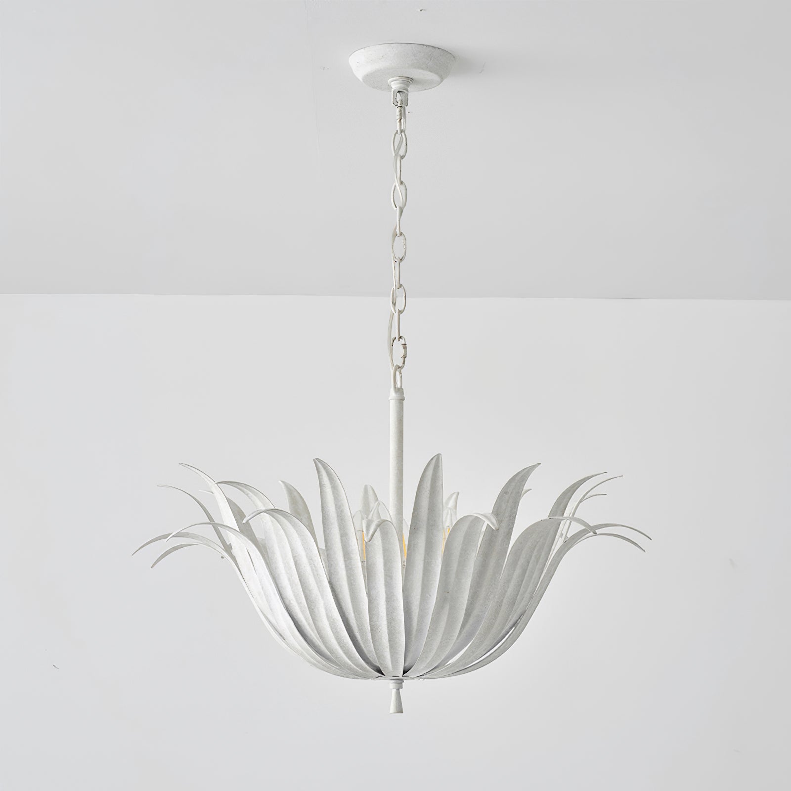 Vicenzio Vintage Metal Leaf Pendant Light