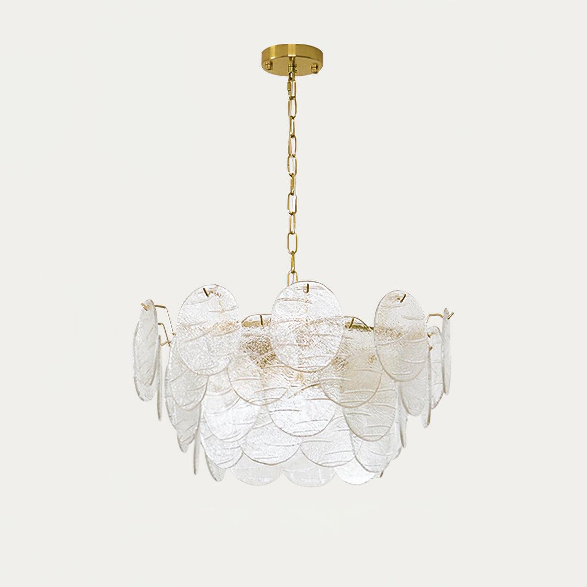 Leaf Vintage Glass Chandelier - Blowlighting