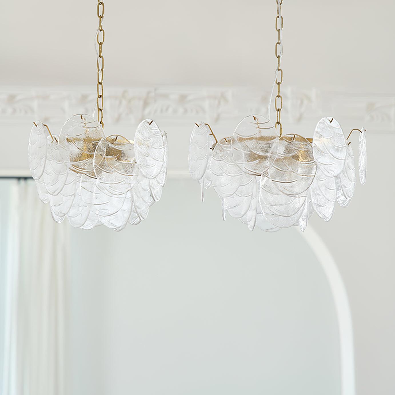 Leaf Vintage Glass Chandelier - Blowlighting