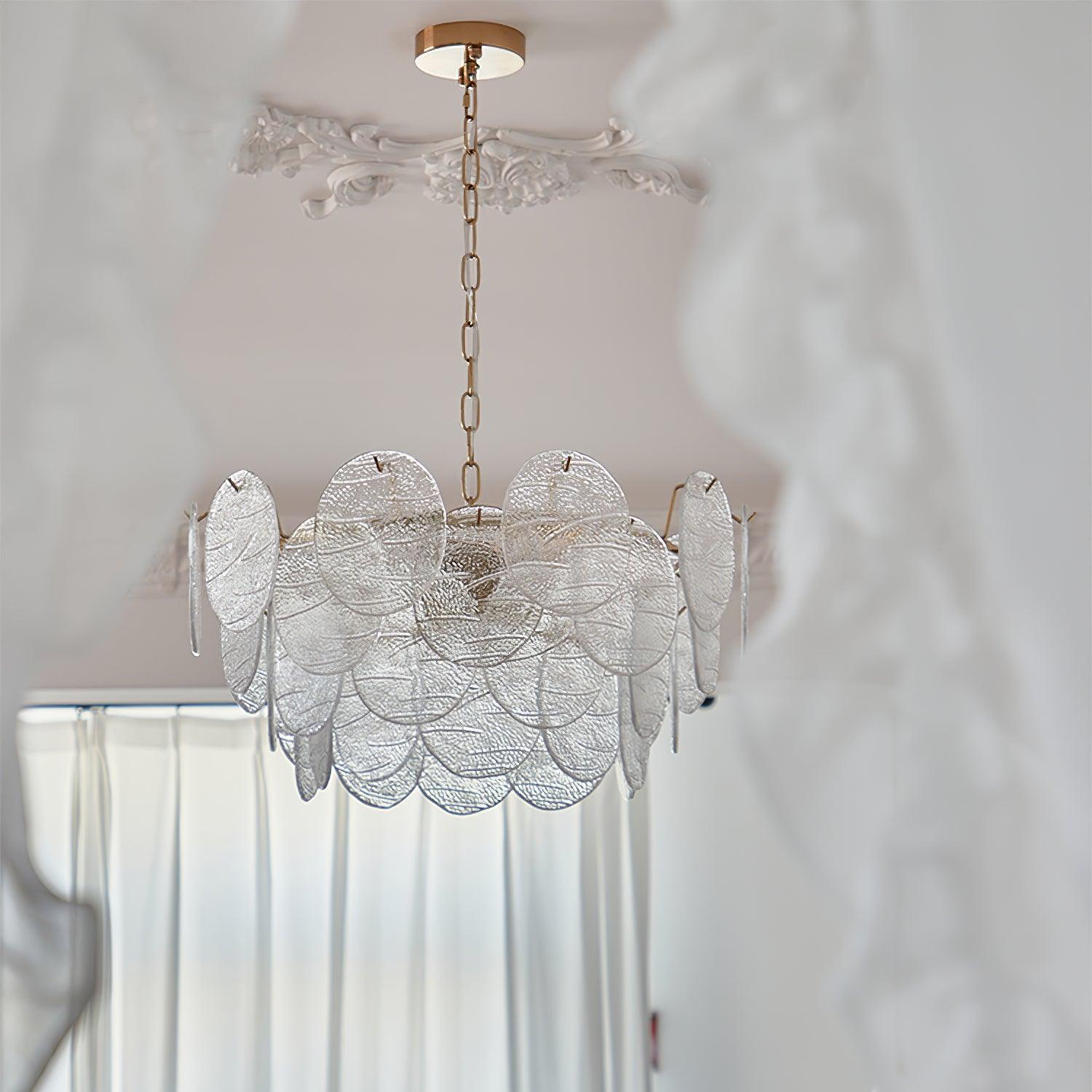 Leaf Vintage Glass Chandelier - Blowlighting