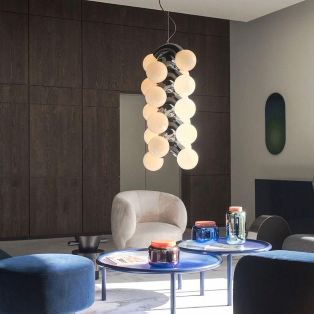 Ermira Premium Nordic Art Metal Glass Pendant Lamp - Blowlighting