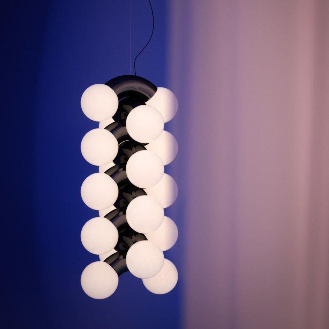 Ermira Premium Nordic Art Metal Glass Pendant Lamp - Blowlighting