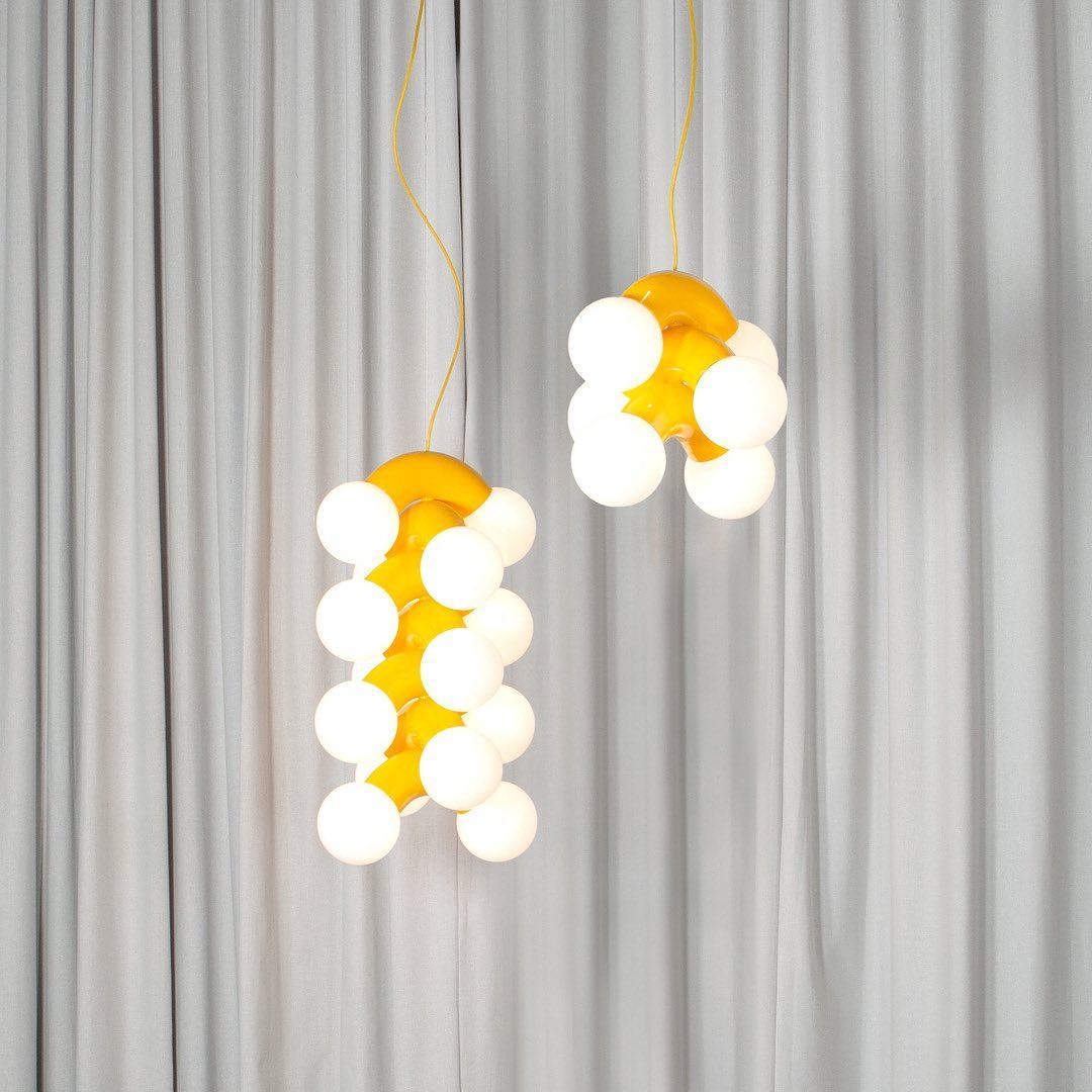 Ermira Premium Nordic Art Metal Glass Pendant Lamp - Blowlighting