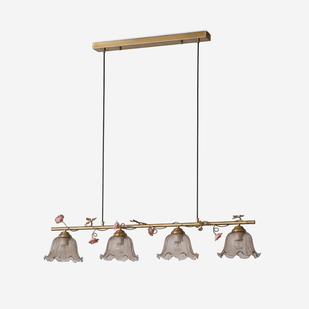 Vine Natural Glass Sonata Chandelier