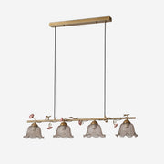 Vine Natural Glass Sonata Chandelier