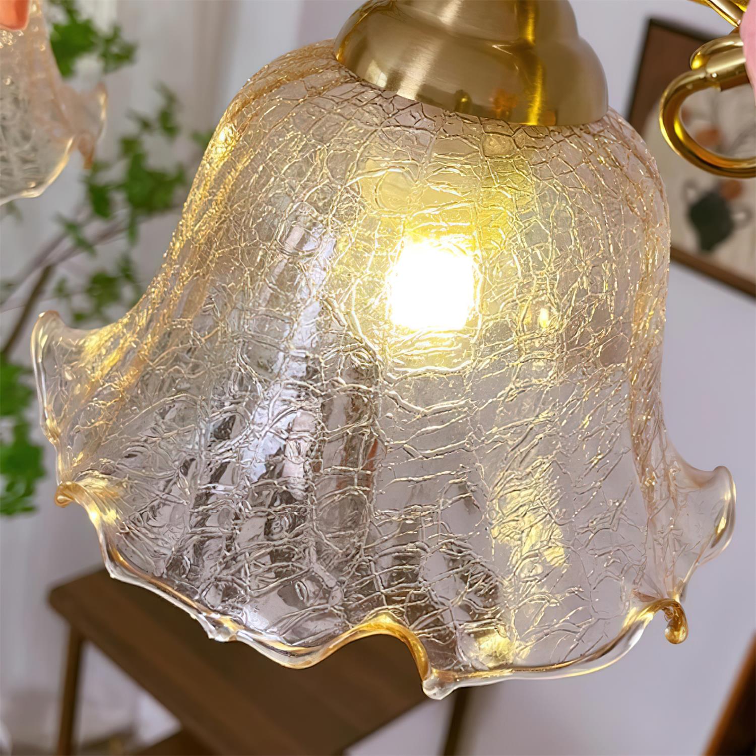 Vine Natural Glass Sonata Chandelier