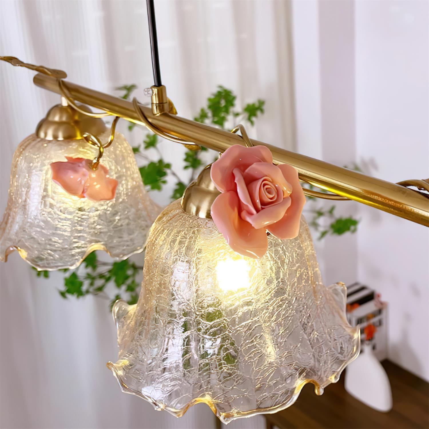 Vine Natural Glass Sonata Chandelier