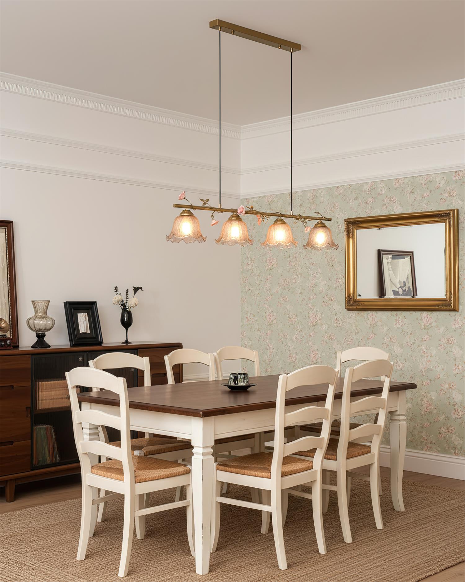 Vine Natural Glass Sonata Chandelier