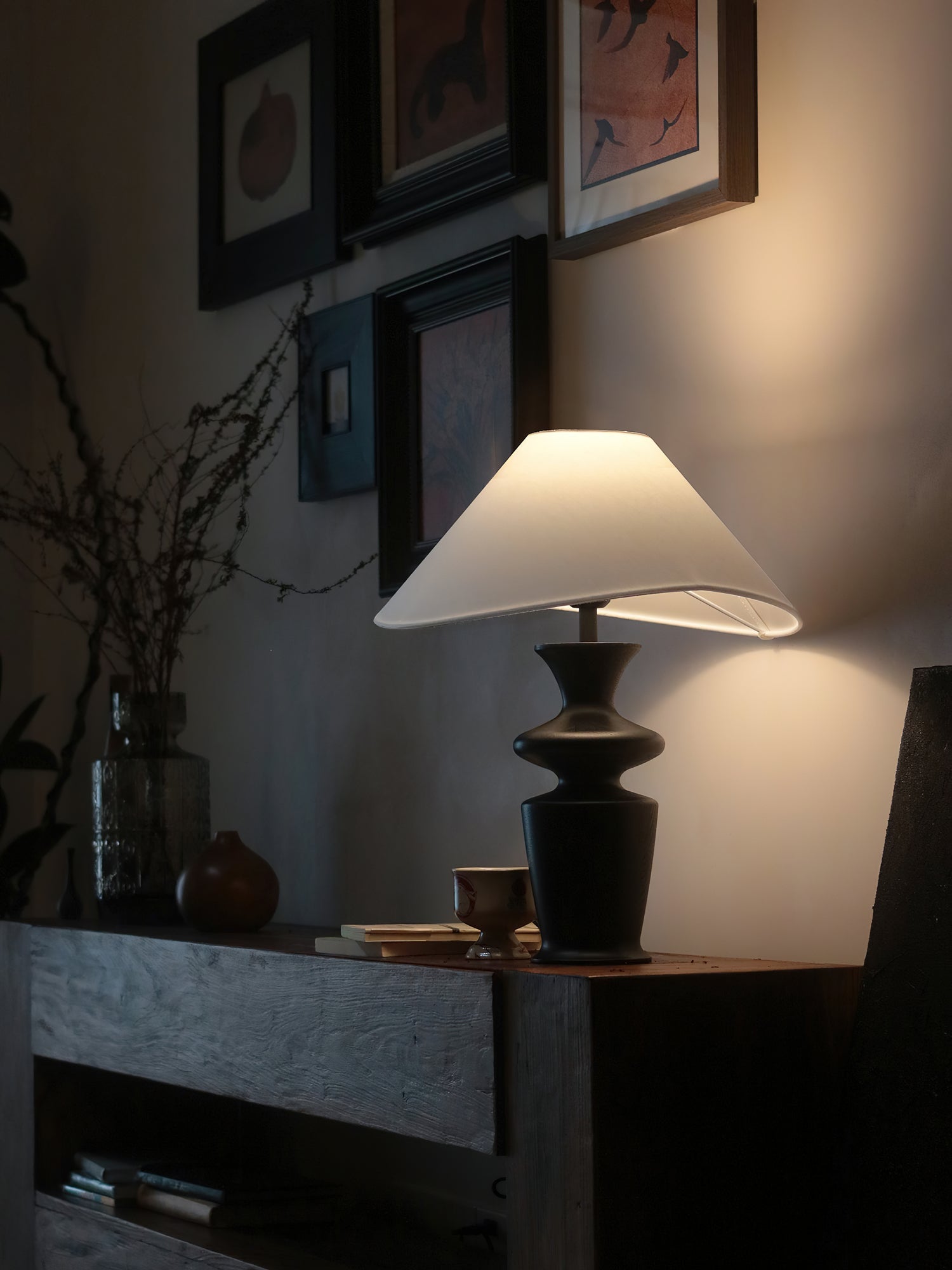Henry Minimalist Wood Table Lamp - Blowlighting