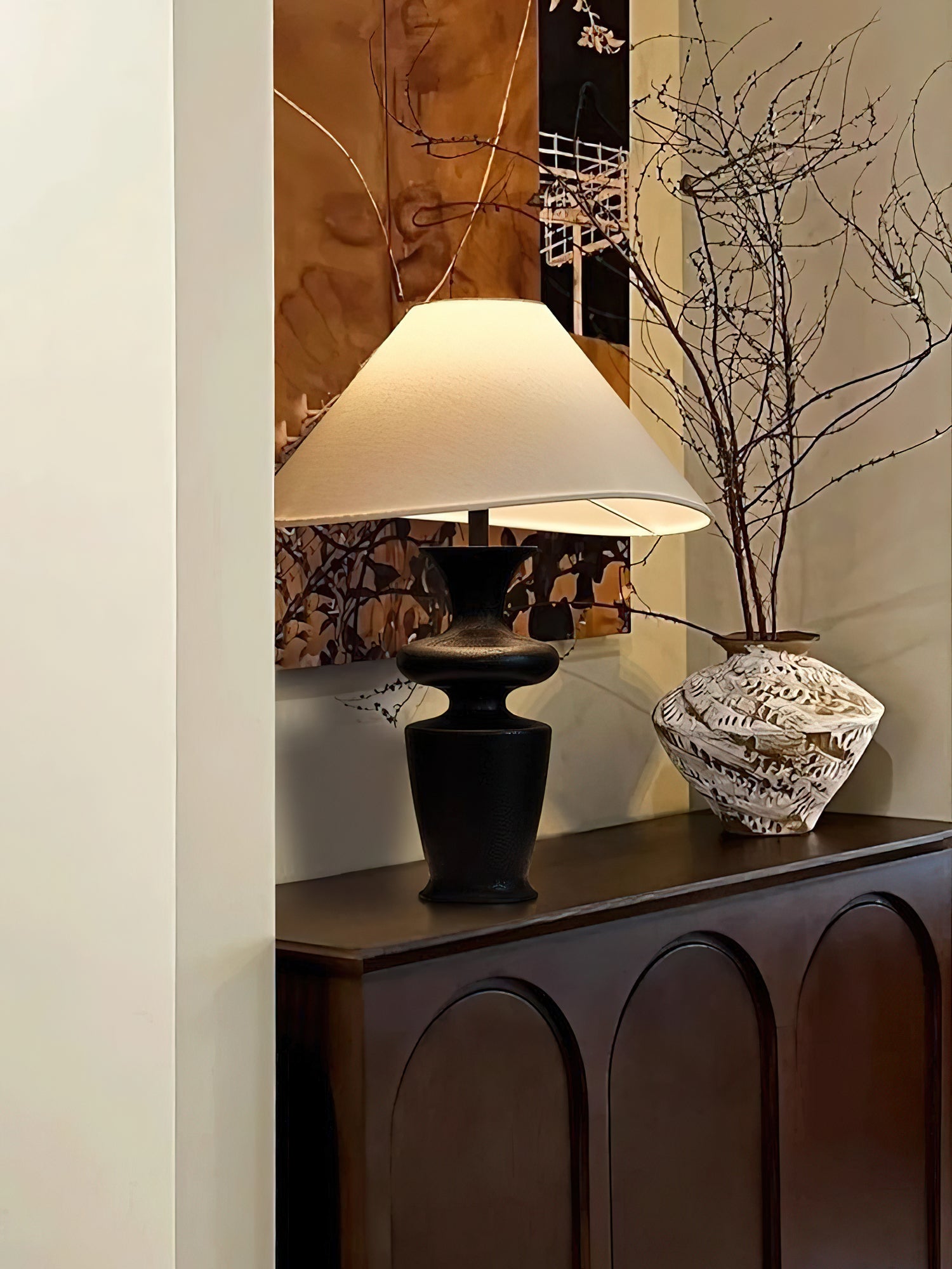 Henry Minimalist Wood Table Lamp - Blowlighting