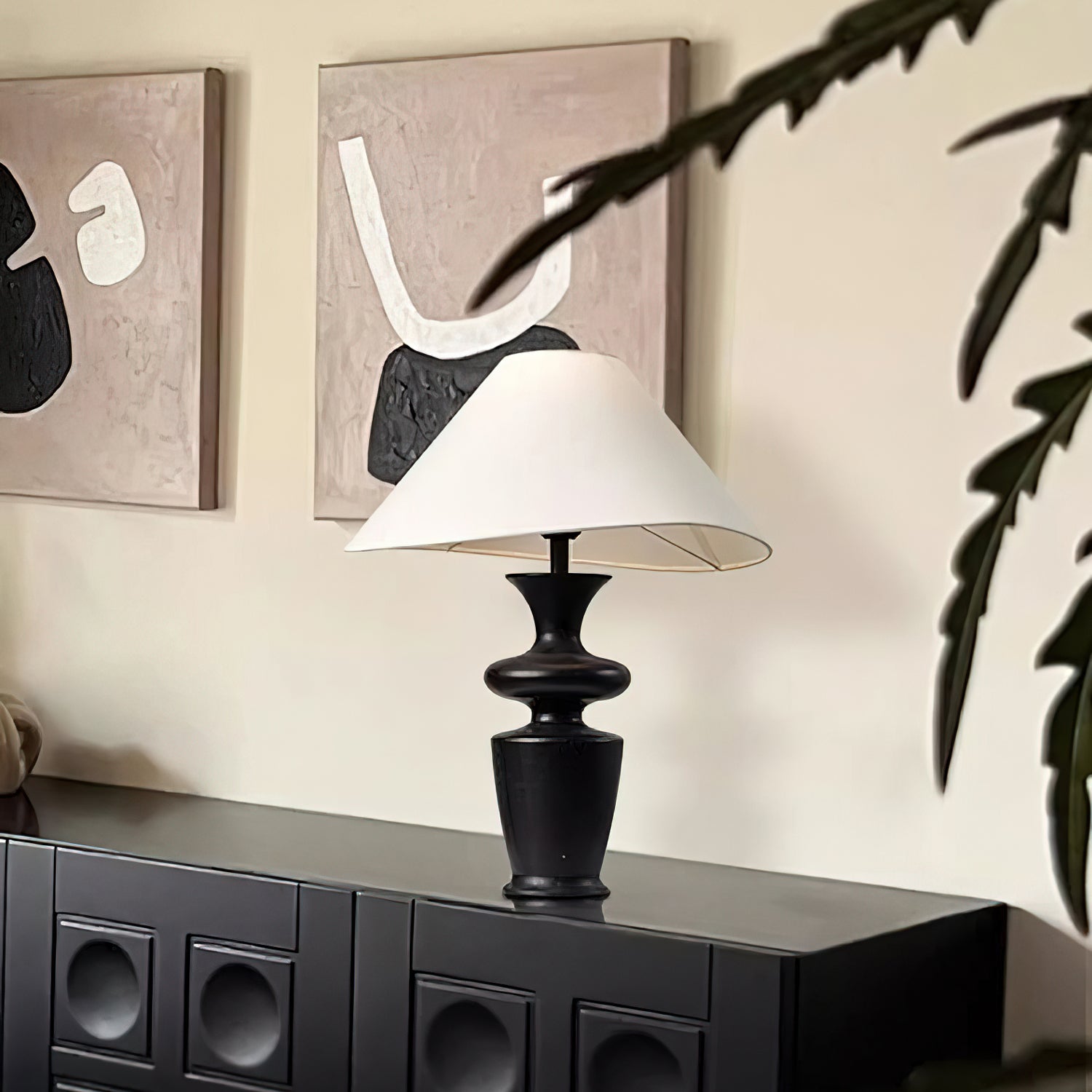 Henry Minimalist Wood Table Lamp - Blowlighting