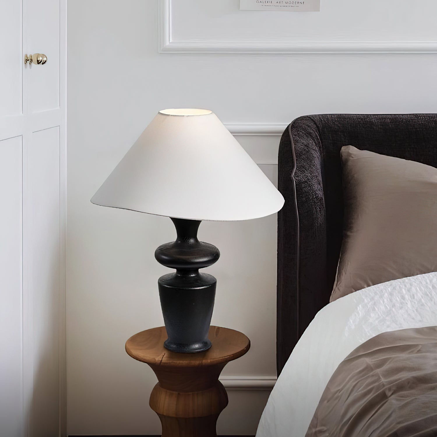 Henry Minimalist Wood Table Lamp - Blowlighting