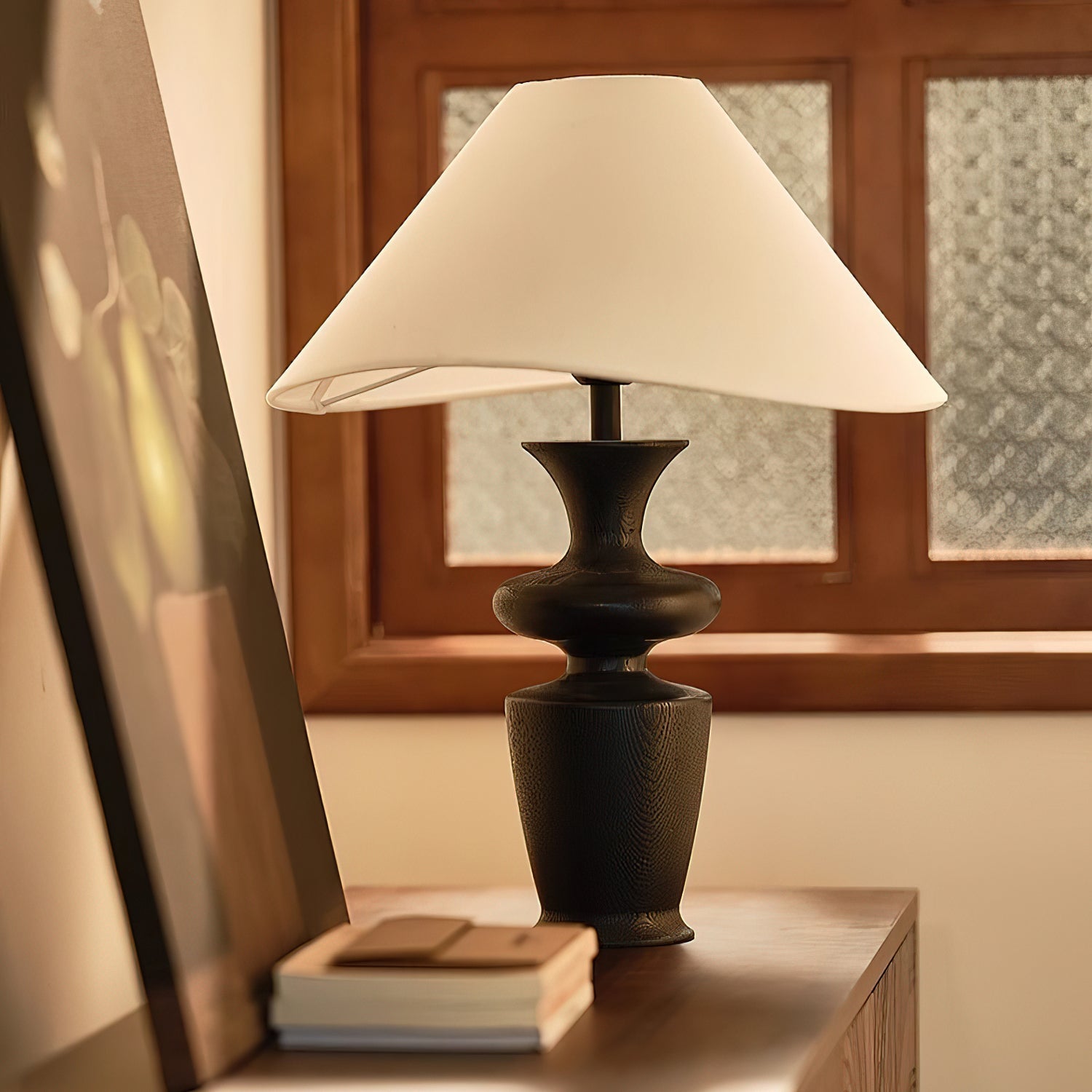 Henry Minimalist Wood Table Lamp - Blowlighting