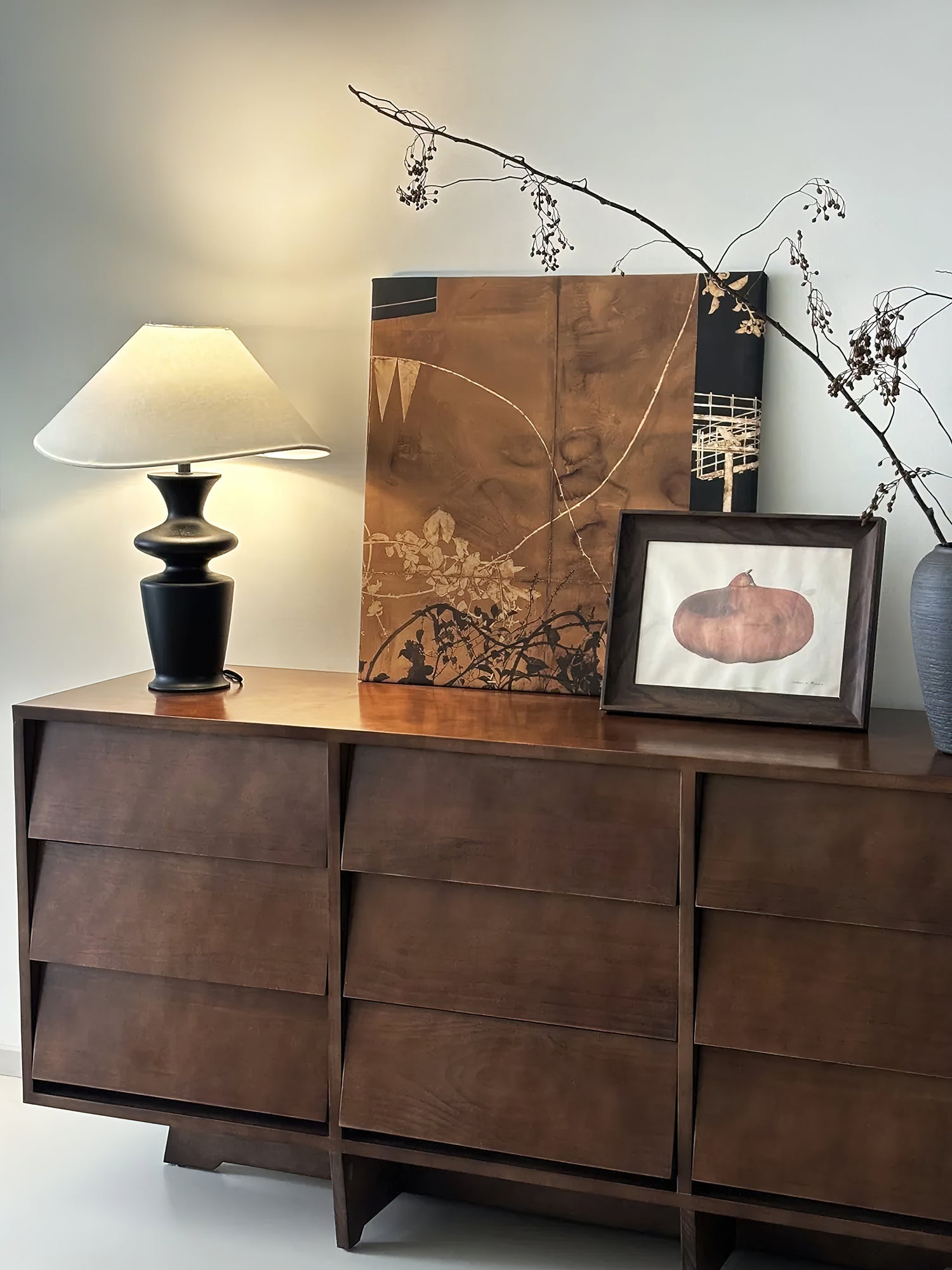 Henry Minimalist Wood Table Lamp - Blowlighting