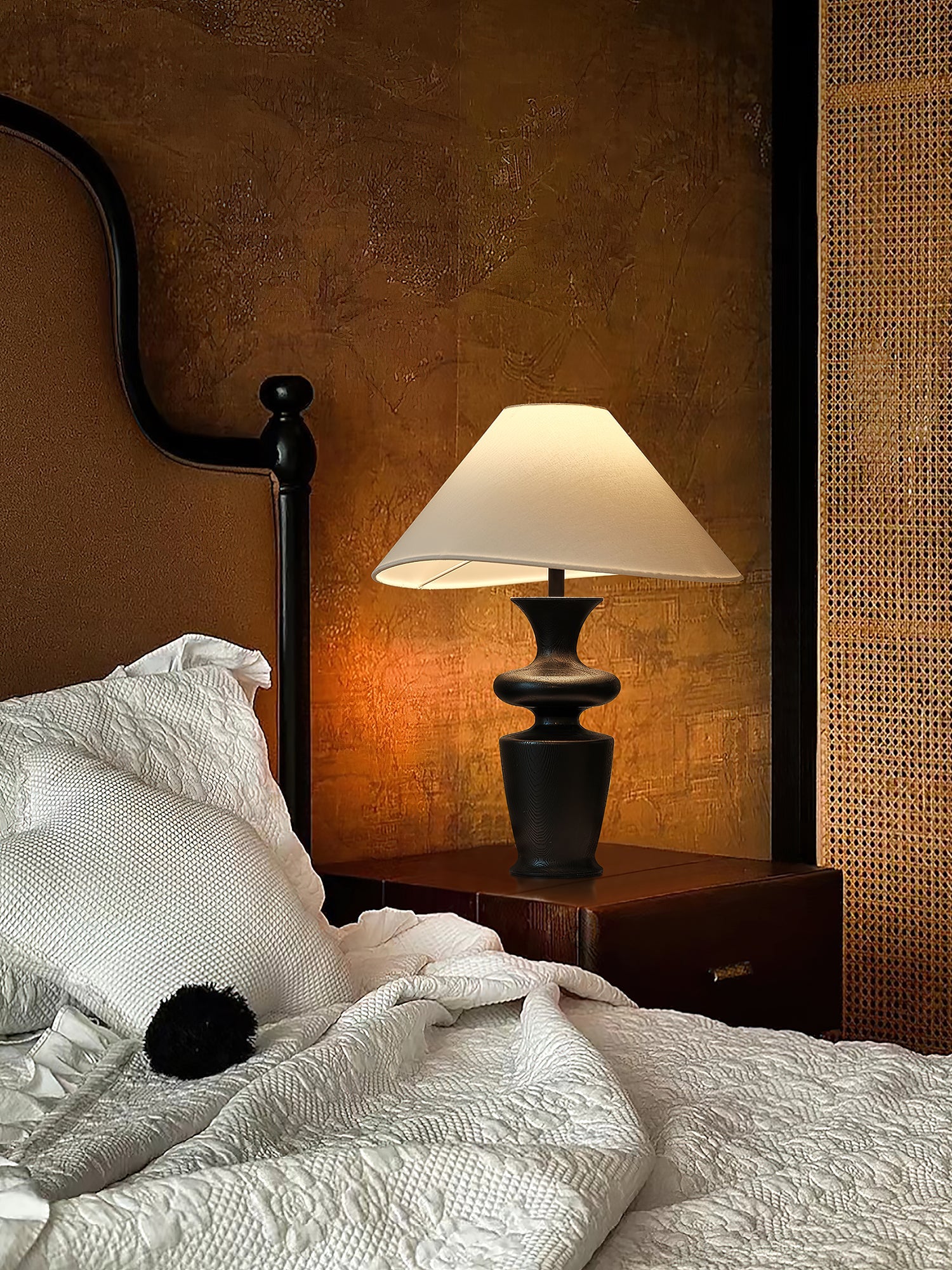 Henry Minimalist Wood Table Lamp - Blowlighting