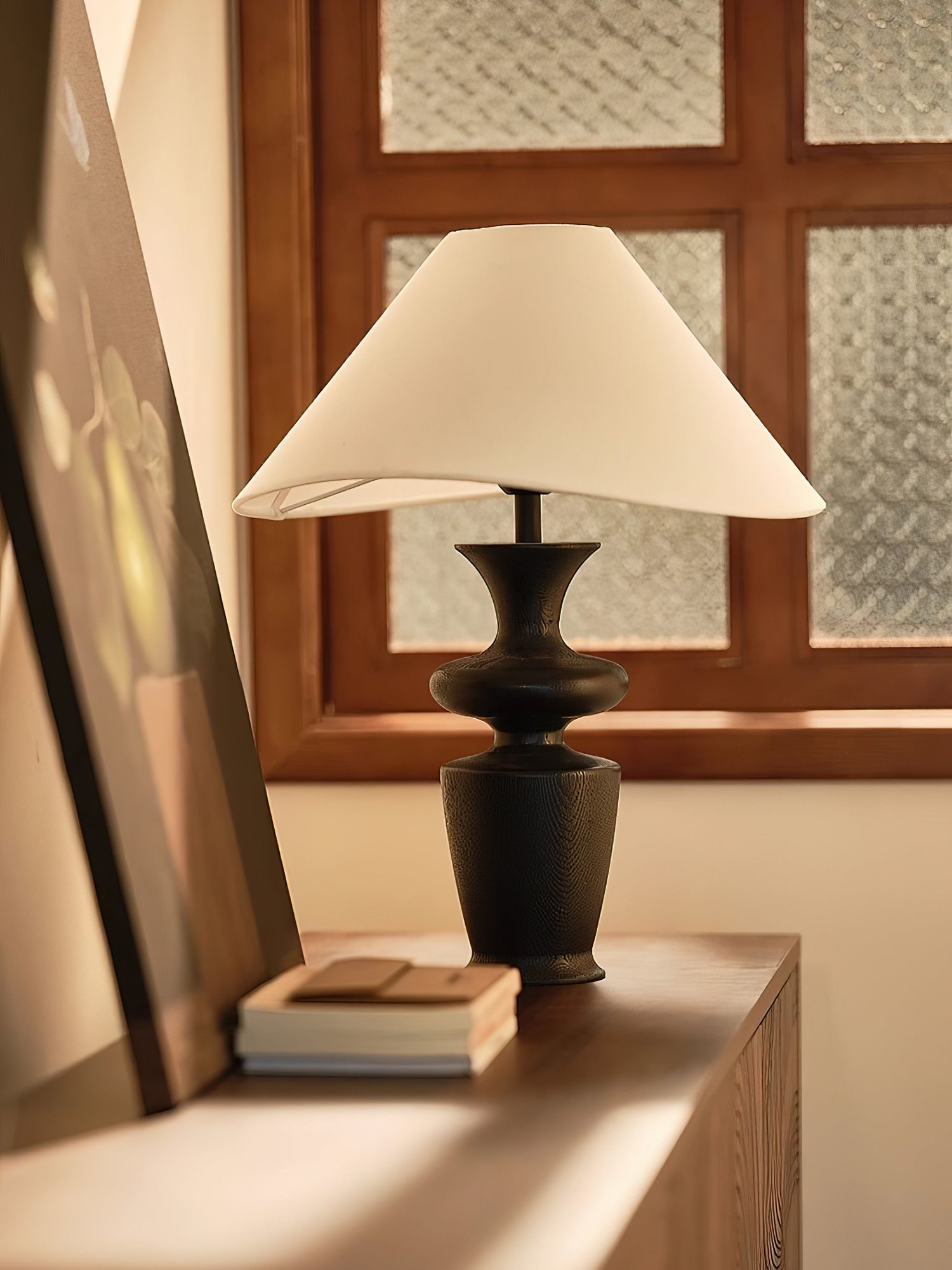 Henry Minimalist Wood Table Lamp - Blowlighting