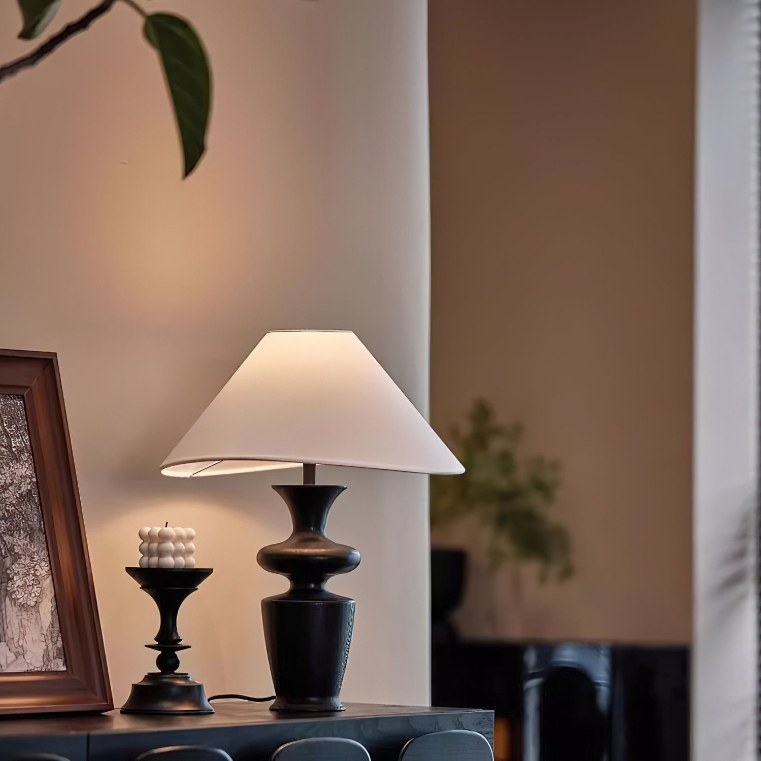 Henry Minimalist Wood Table Lamp - Blowlighting