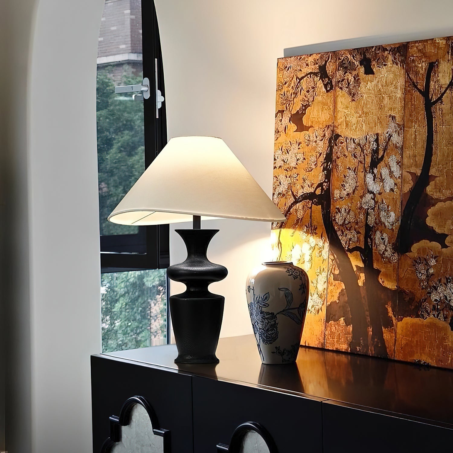 Henry Minimalist Wood Table Lamp - Blowlighting