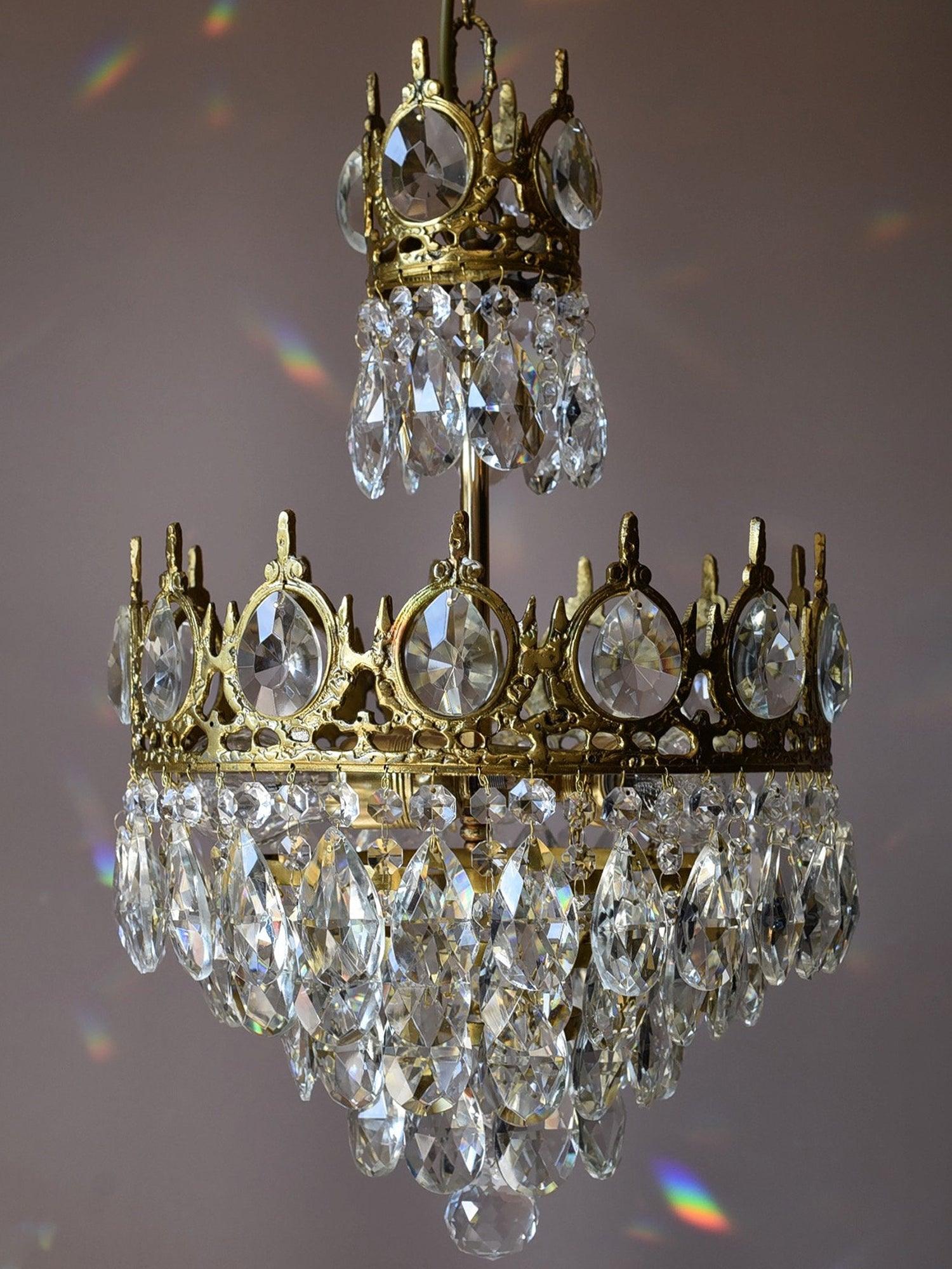 Vintage Crystal Chandelier - Blowlighting