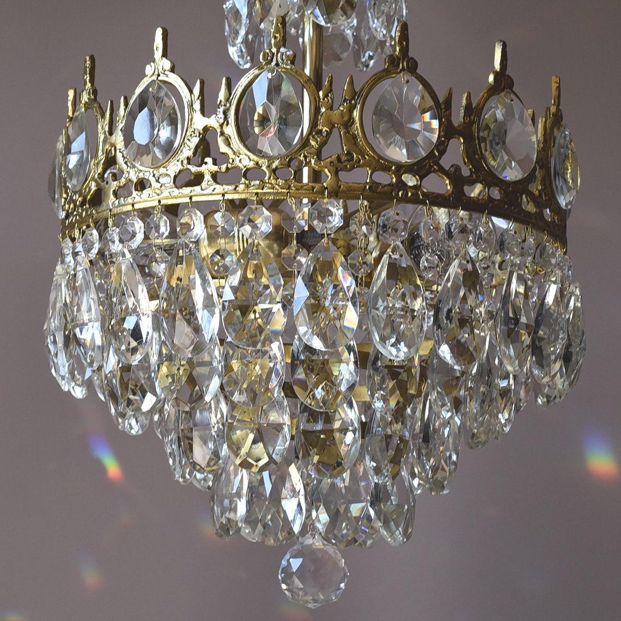 Vintage Crystal Chandelier - Blowlighting