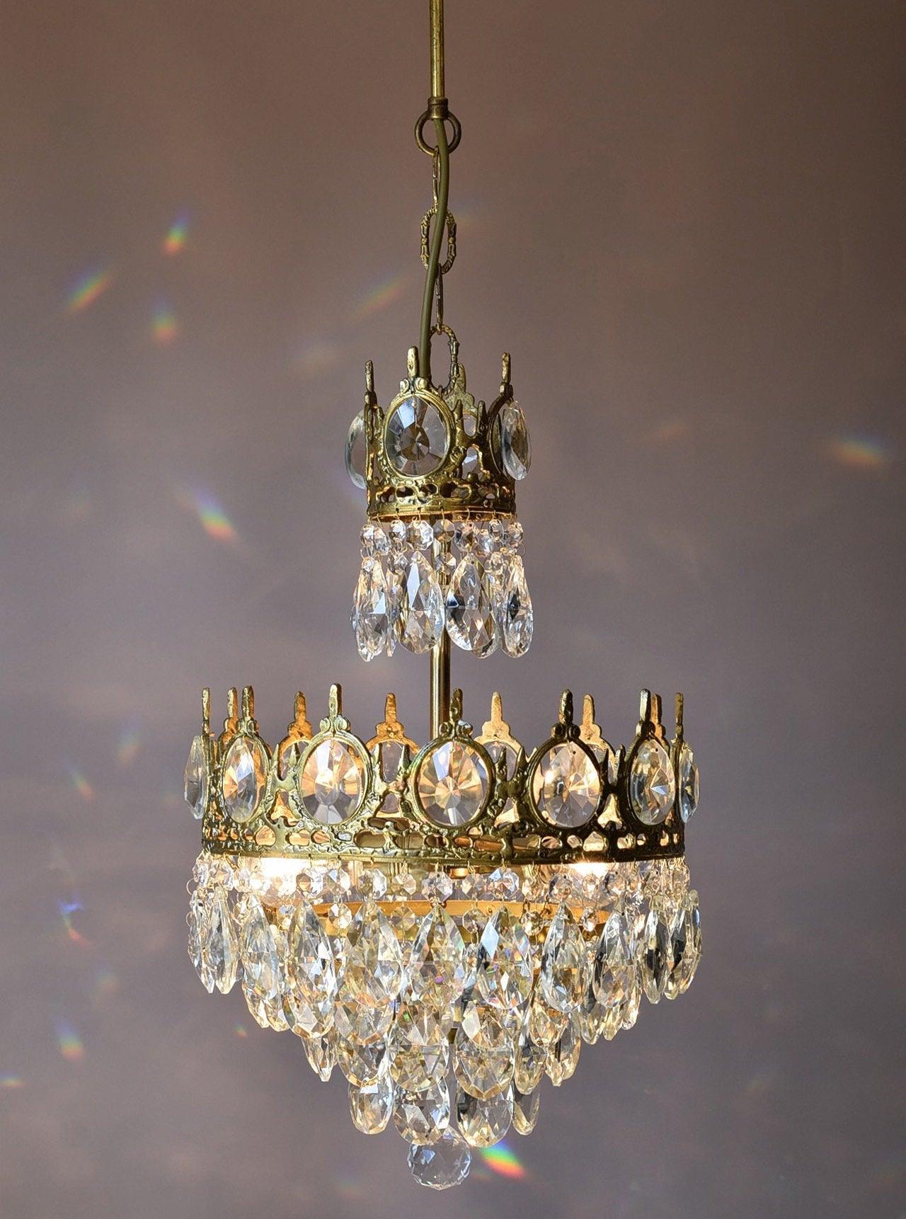 Vintage Crystal Chandelier - Blowlighting