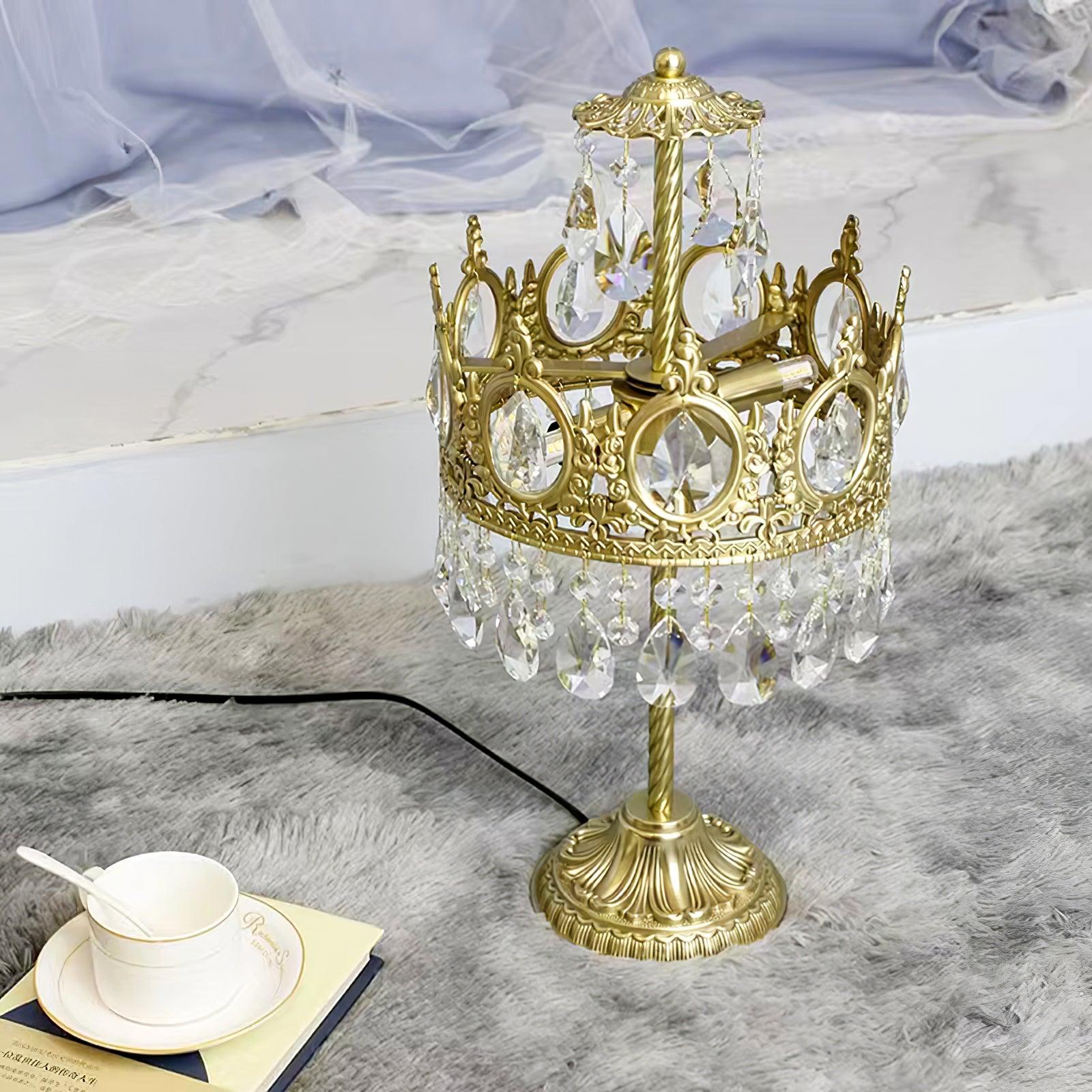Vintage Crystal Table Light - Blowlighting