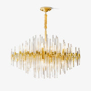 Vintage Antique Brass Chandelier - Blowlighting