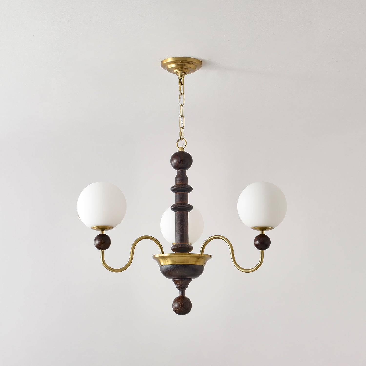 Aurora Chandelier Vintage Curved Sphere - Blowlighting