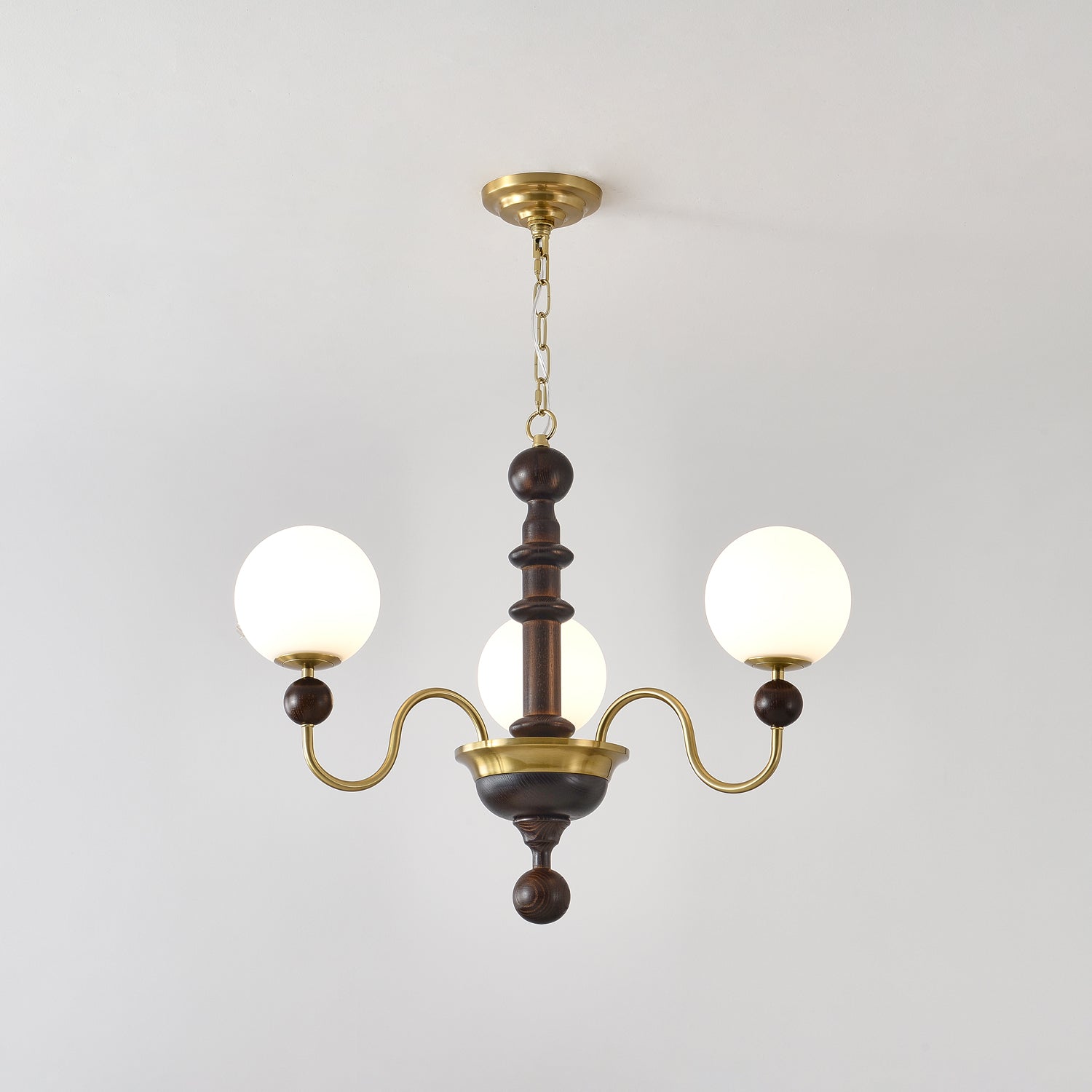 Aurora Chandelier Vintage Curved Sphere - Blowlighting