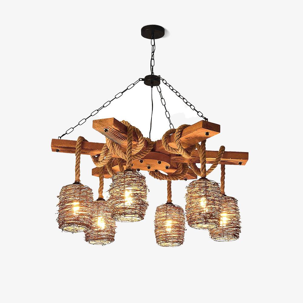 Vintage Farmhouse Chandelier - Blowlighting