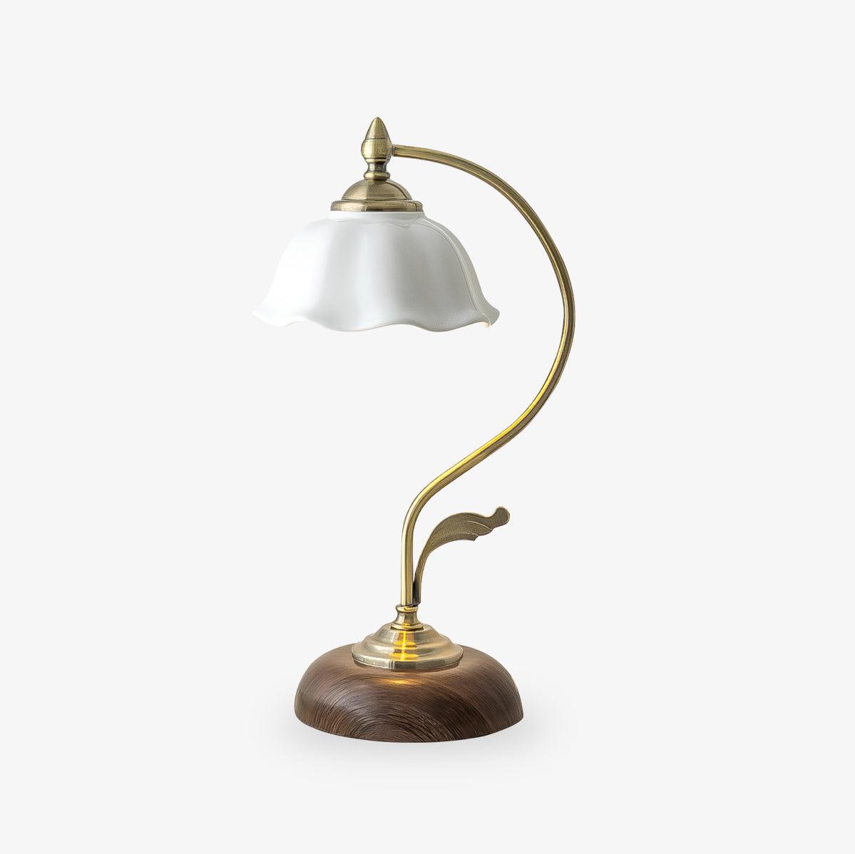 Vintage Laiton Table Lamp - Blowlighting