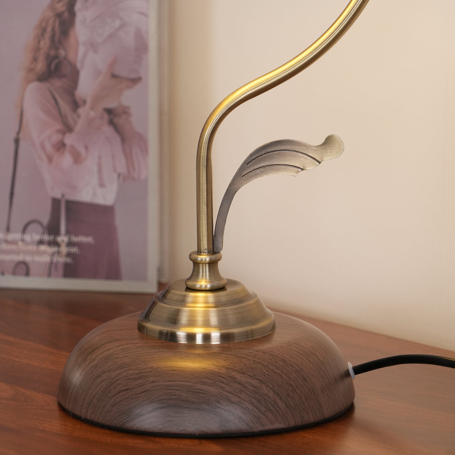 Vintage Laiton Table Lamp - Blowlighting