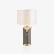 Vintage Leather Table Lamp - Blowlighting