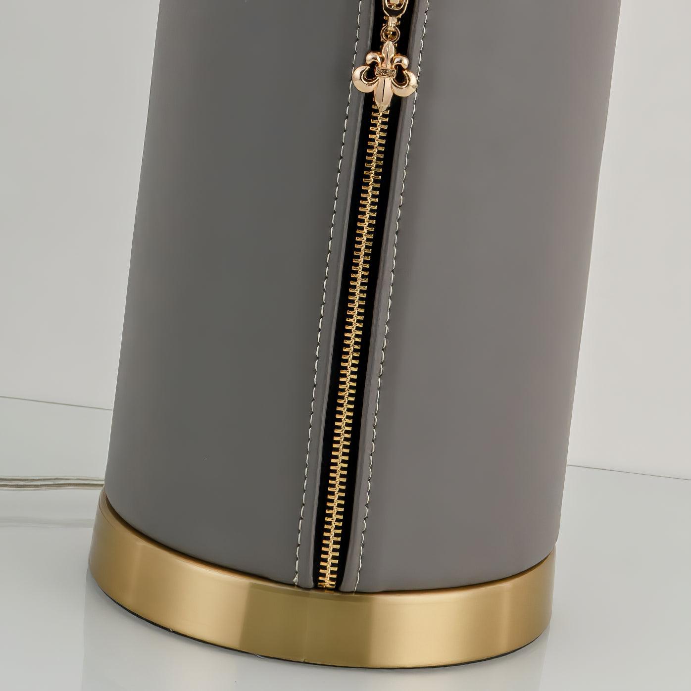 Vintage Leather Table Lamp - Blowlighting