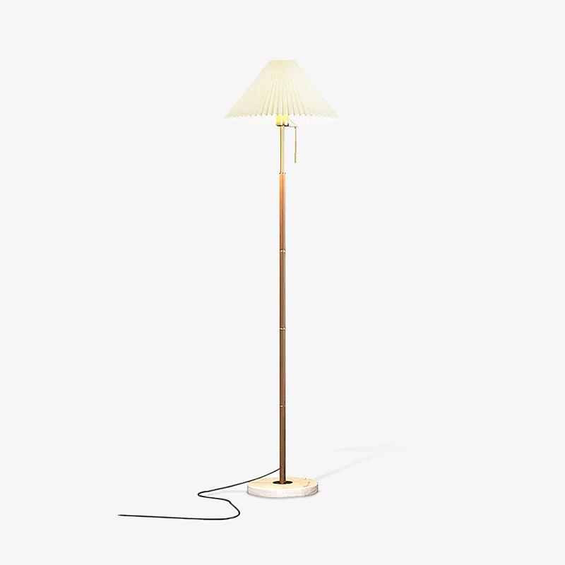 Vintage Pleated Floor Lamp - Blowlighting