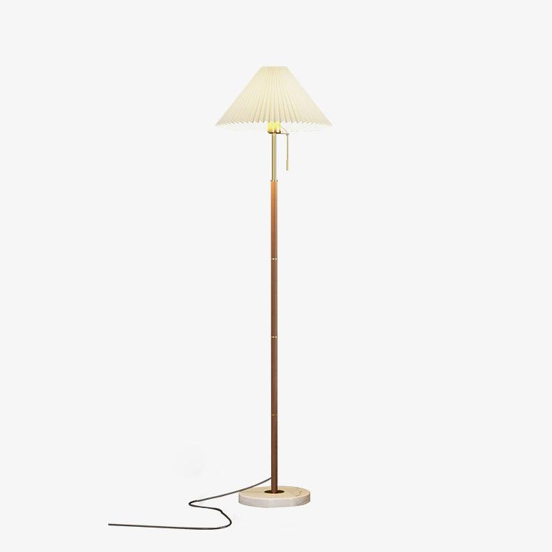 Vintage Pleated Floor Lamp - Blowlighting