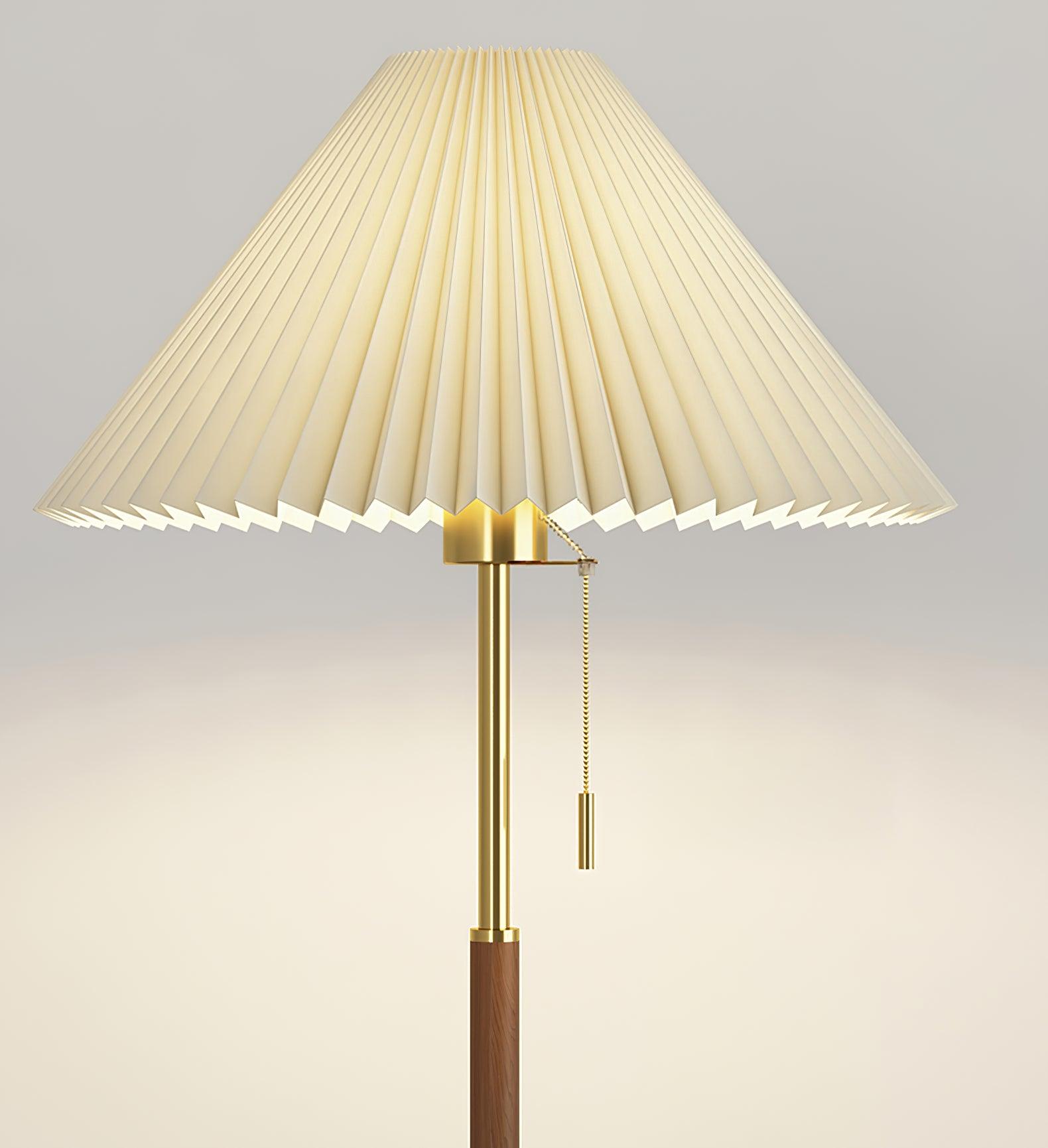 Vintage Pleated Floor Lamp - Blowlighting